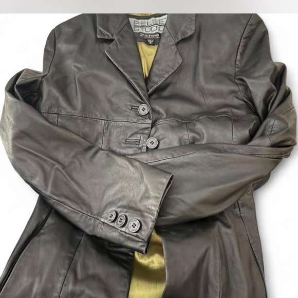 Vintage Wilsons Authentic Leather Women's Black Leather Jacket - Picture 2 of 6